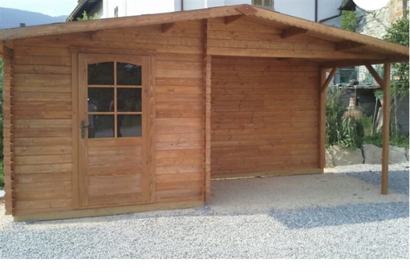 CASETTA IN LEGNO.IT TETTOIA 2,30 MT , PORTA SINGOLA E FINESTRA